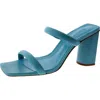 Schutz Ully Womens Leather Slip-on Slide Sandals