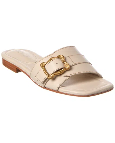 SCHUTZ SCHUTZ WAVY LEATHER FLAT