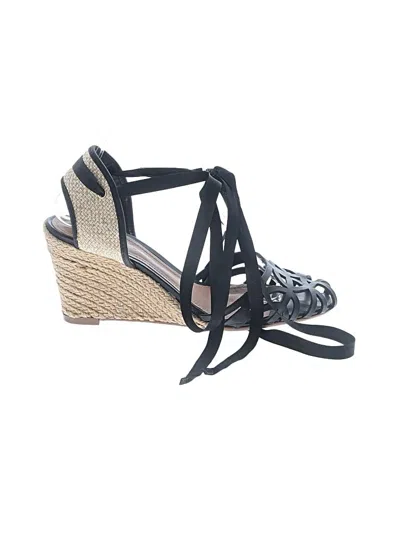 Pre-owned Schutz Wedges In Black