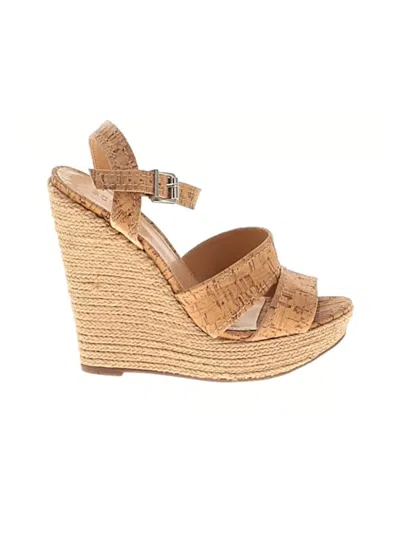 Pre-owned Schutz Wedges In Brown