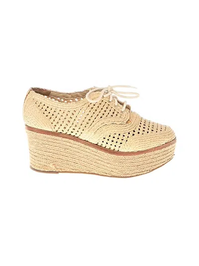 Pre-owned Schutz Wedges In Brown