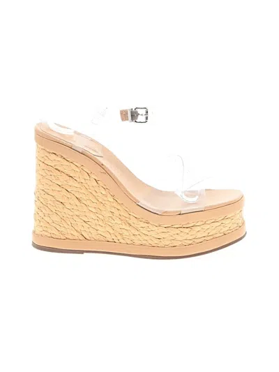 Pre-owned Schutz Wedges In Ivory