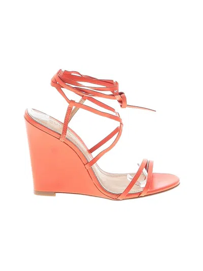 Pre-owned Schutz Wedges In Red