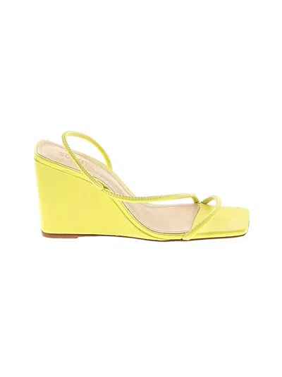 Pre-owned Schutz Wedges In Yellow