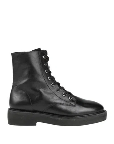 Schutz Woman Ankle Boots Black Size 9 Leather
