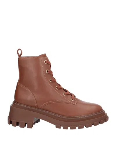 Schutz Ankle Boots In Brown