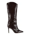 Schutz Woman Boot Chocolate Brown Size 9 Leather