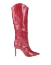 Schutz Woman Boot Red Size 7 Soft Leather