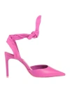 SCHUTZ SCHUTZ WOMAN PUMPS FUCHSIA SIZE 5.5 SOFT LEATHER