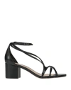 Schutz Woman Sandals Black Size 5.5 Leather