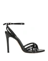 Schutz 115mm Patent Leather Sandals In Black