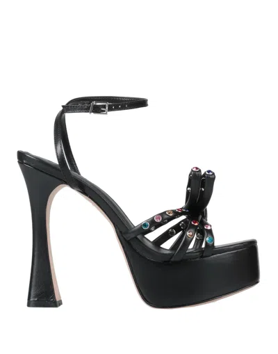 Schutz Sandals In Black