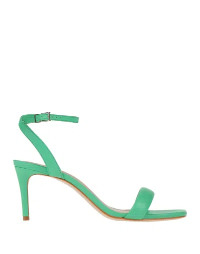 Schutz Sandals In Green