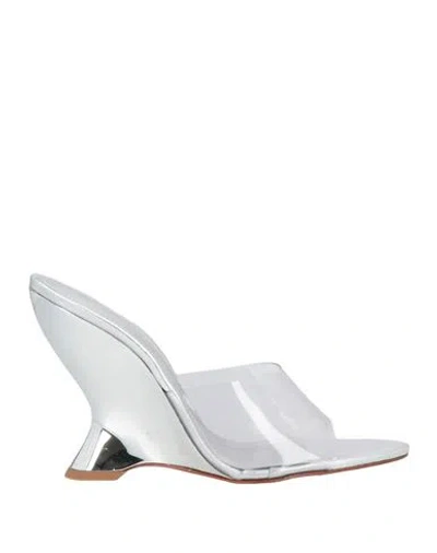 Schutz Woman Sandals Transparent Size 6 Pvc - Polyvinyl Chloride