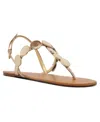 Schutz Acacia T-strap Sandal In Gold