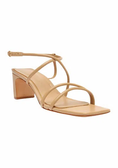 Schutz Women's Aimee Block Heel In Nude In Brown