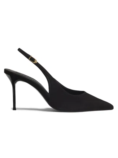 Schutz Alicia Pointed Toe Slingback Pump In Black