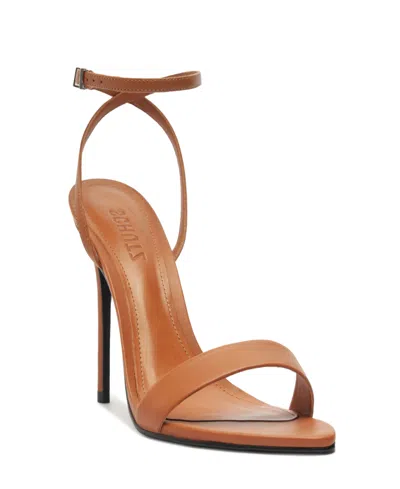 Schutz Angie Heeled Sandal In Brown, Women's At Urban Outfitters