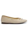 Schutz Women's Arissa Linen Ballet Flats In Gray