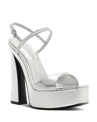 SCHUTZ WOMEN'S ARLENE PATENT PLATFORM SANDALS