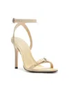 Schutz Aurora Ankle Strap Sandal In Beige