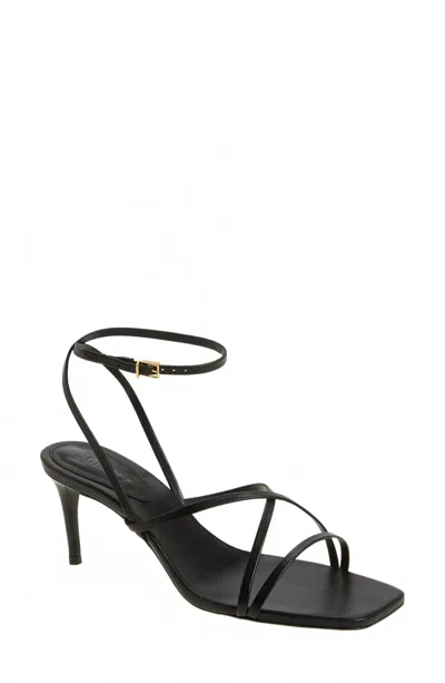 Schutz Women's Bari Mid Leather Sandal In Black