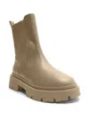 Schutz Women's Billie Casual Leather Platform Boots In Nude