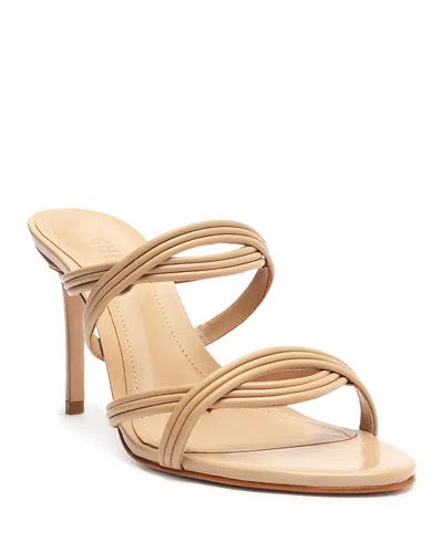 Schutz Women's Brynn Strappy Sandals In Ouro Claro