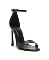 Schutz Cadey-lee Curve Ankle Strap Sandal In Dark Black