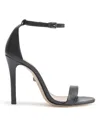 Schutz Cadey Lee Leather Sandal In Black