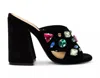 Schutz Women's Callie Glam Heel In Black In Black