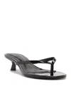 Schutz Carolyn Heeled Sandals Black In Black
