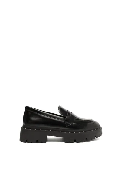 Schutz Women's Christie Studs Loafer In Black