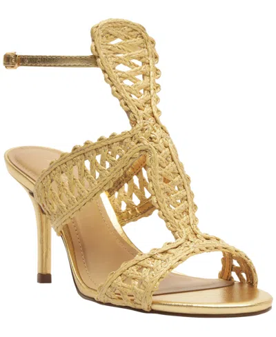 Schutz Women's Ciara High Stiletto Heels Sandals In Brown