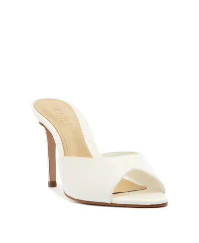 Schutz Women's Cloe Round Toe Dress Sandals In White