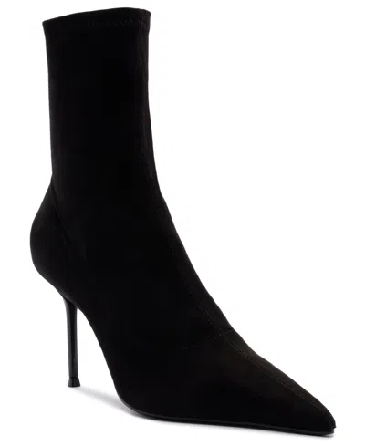 Schutz Women's Colette High Stiletto Dress Booties In Black