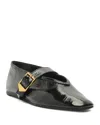 Schutz Courtney Patent Leather Mary Jane Flat In Black