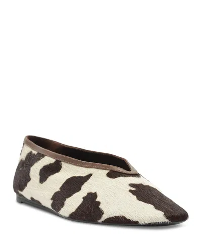 Schutz Women's Courtney Flats In Brown