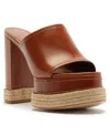 Schutz Darah Platform Sandal In Brown