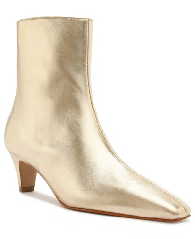Schutz Women's Dellia Closed Toe Booties In Gold