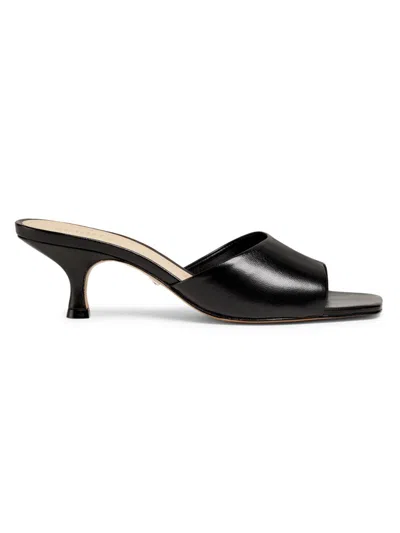 Schutz Women's Dethalia 63mm Leather Sandals In Black