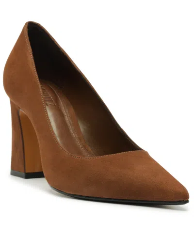 Schutz Women's Eleanor Pointed Toe Pumps In Brown