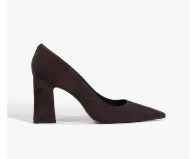 Schutz Women's Eleanor Suede Pump In Coffee Bean In Multi