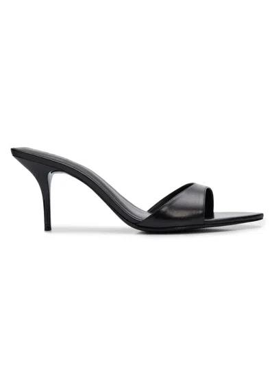 Schutz Elodie 75mm Leather Slip-on Sandals In Multi