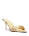 Schutz Women's Elodie Mid Heel Mules In Beige