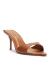Schutz Women's Elodie Mid Heel Mules In Brown