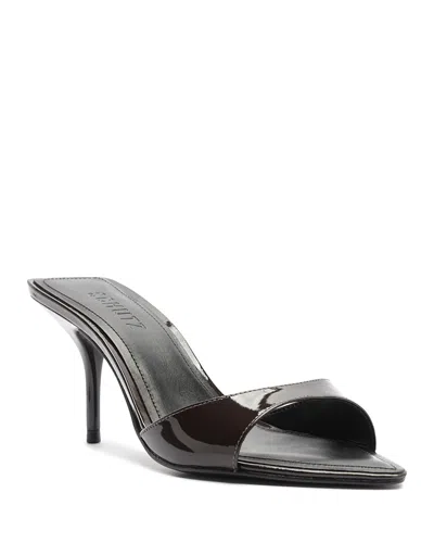 Schutz Elodie Pointed Toe Sandal In Animal Print