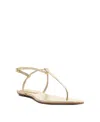 Schutz Elsha Sandals Platina In Rose Gold