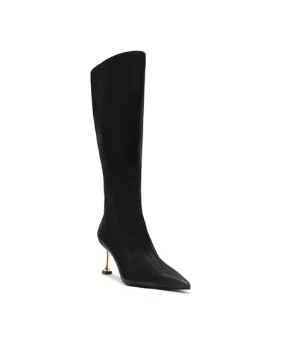 SCHUTZ WOMEN'S FIRENZE UP KNEE HIGH POINTED TOE BOOTS