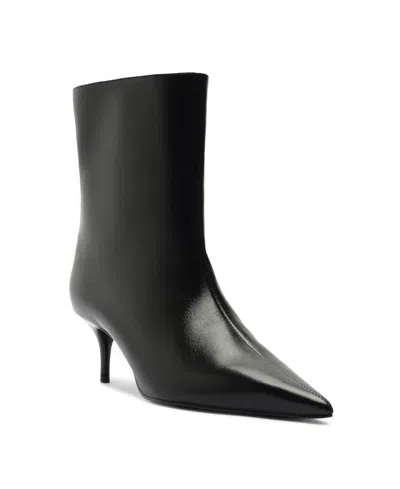 Schutz Women's Frances Pointed Toe Booties In Black